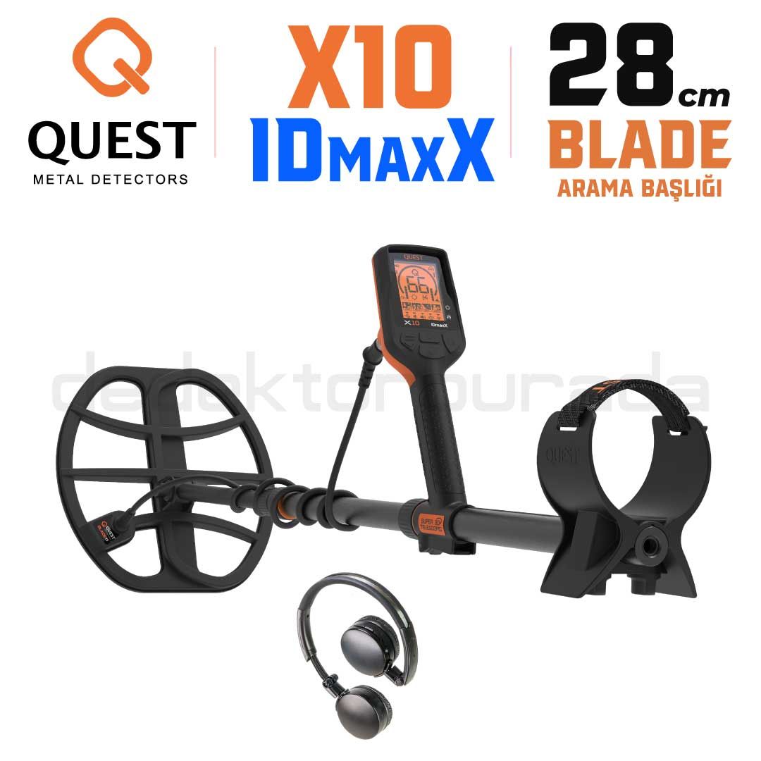 X10 IDmaxX Dedektör + Kulaklık (Avantajlı Paket)