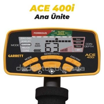 2.El Garrett - ACE 400i Dedektör  ( Sıfır Ayarında )