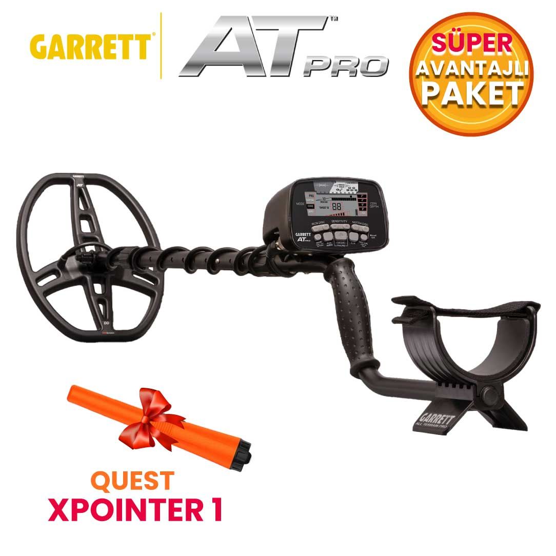 At Pro Dedektör (8,5x11'' DD Başlıkla) X Pointer 1 Avantajlı Paket