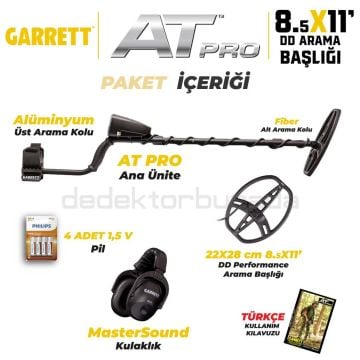At Pro Dedektör (8,5x11'' DD Başlıkla) X Pointer 1 Avantajlı Paket