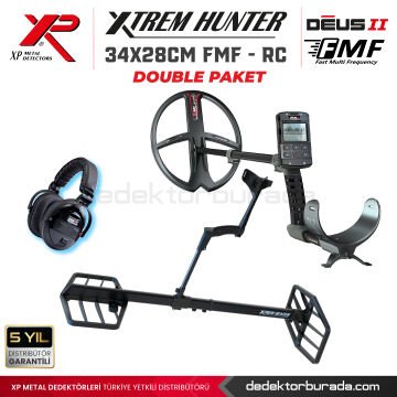Xtrem Hunter Dedektör - DOUBLE PAKET ( KULAKLIKSIZ )