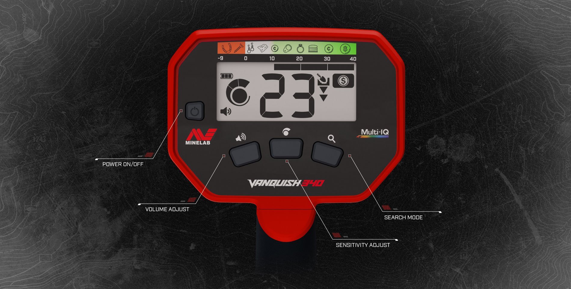 minelab 340 kontrol ünitesi 