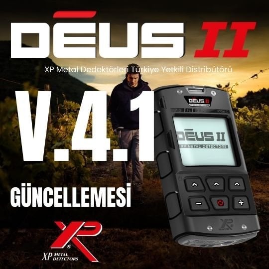 XP DEUS 2  Dedektör versiyon 4.1 Yazılım Güncellemesi