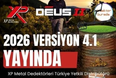 XP DEUS 2  Dedektör versiyon 4.1 Yazılım Güncellemesi