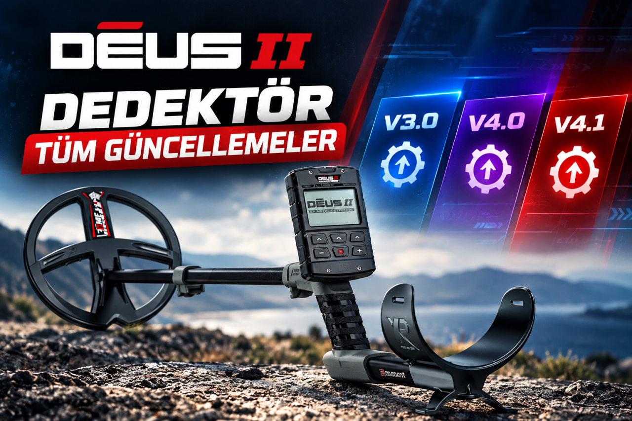 XP DEUS 2 Profesyonel Metal Dedektörü Tüm Güncellemeleri