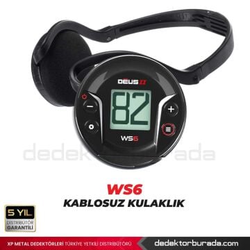 Deus 2 Dedektör - 22,5cm FMF Başlık, WS6 Kulaklık, Ana Kontrol Ünitesi