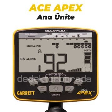 Ace Apex Dedektör Raider Başlıklı (22x28cm) MS-3 Z-LYNK Kablosuz Kulaklıklı