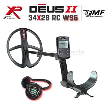 Deus 2 Dedektör - 34x28cm FMF Başlık, WS6 Kulaklık, Ana Kontrol Ünitesi