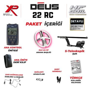 Deus Dedektör - 22,5cm HF Başlık, Ana Kontrol Ünitesi
