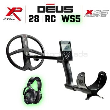 Deus Dedektör - 28cm X35 Başlık, WS5 Kulaklık, Ana Kontrol Ünitesi