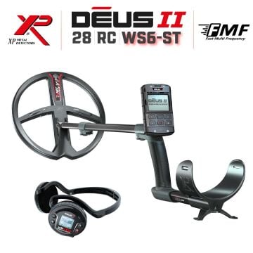 Deus 2 Dedektör - 28cm FMF Başlık, WS6 ST Kulaklık, Ana Kontrol Ünitesi