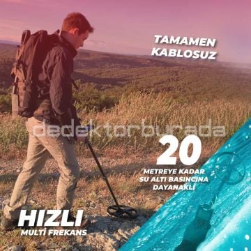 Deus 2 Dedektör - 28cm FMF Başlık, WS6 Kulaklık, Ana Kontrol Ünitesi