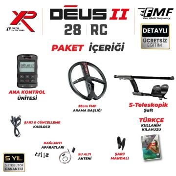 Deus 2 Dedektör - 28cm FMF Başlık, Ana Kontrol Ünitesi