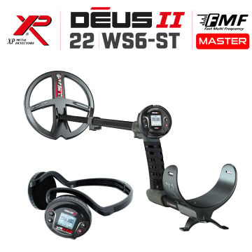 Deus 2 Dedektör - 22,5cm FMF Başlık, WS6 ST Master