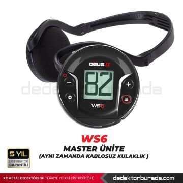 Deus 2 Dedektör - 22,5cm FMF Başlık, WS6 Master