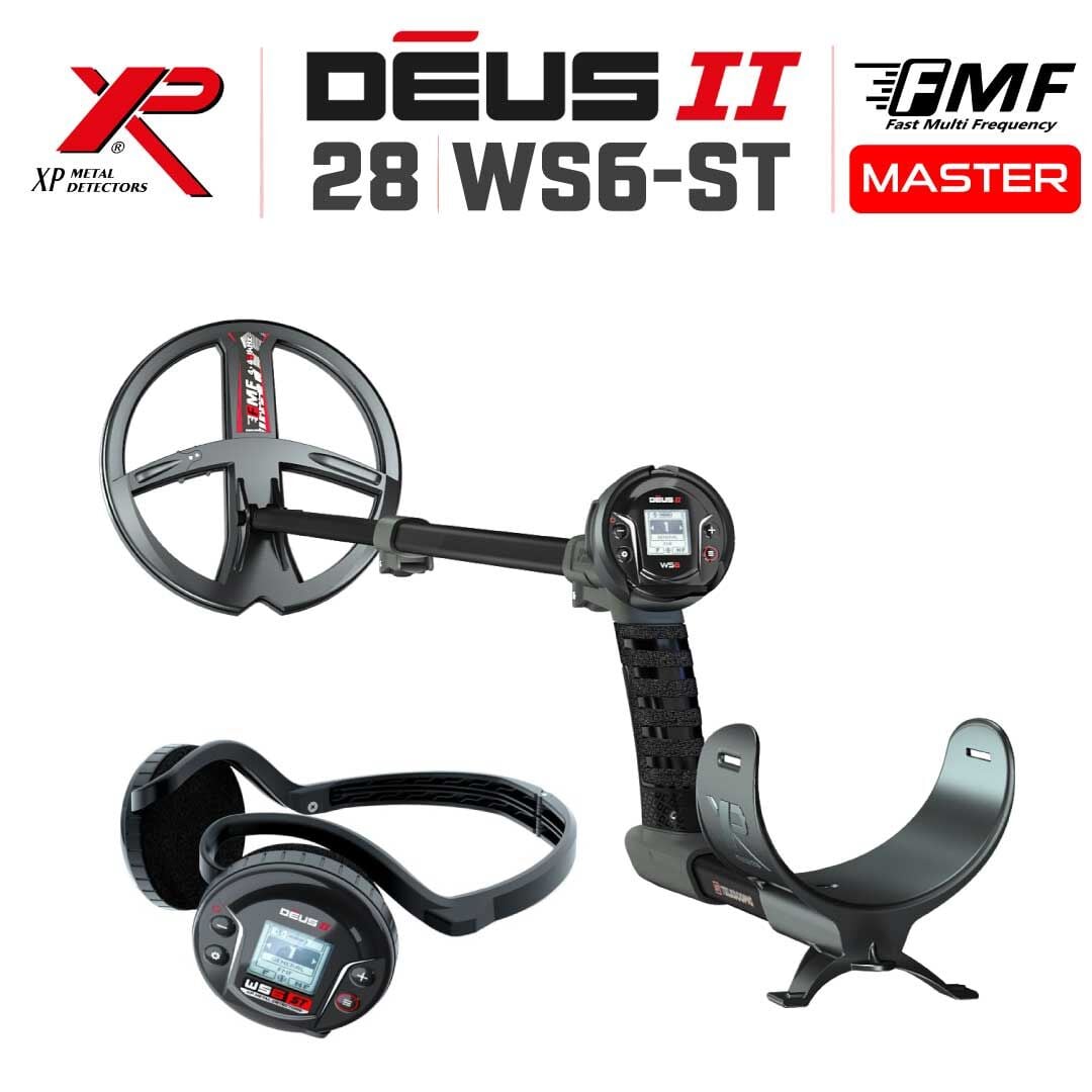 Deus 2 Dedektör - 28cm FMF Başlık, WS6 ST Master