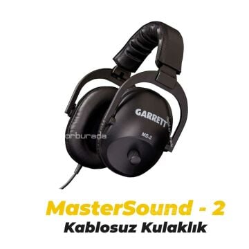 Axiom Remote Altın Dedektörü 34x28 cm Mono, 28x18 cm DD Başlıklı MS-2 Kablolu Kulaklık