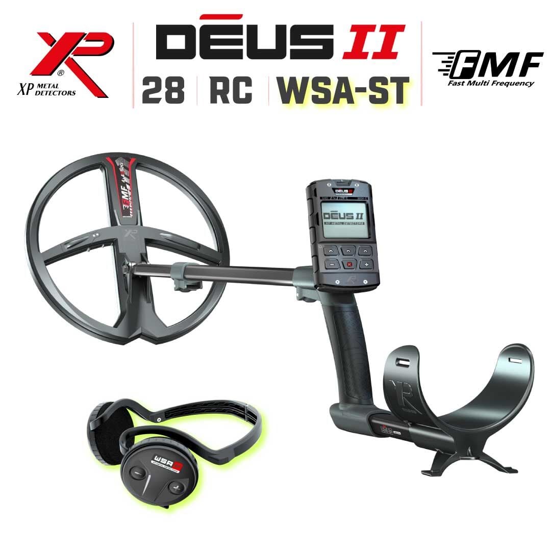 Deus 2 Dedektör - 28cm FMF Başlık, Ana Kontrol Ünitesi, WSA ST Kulaklık