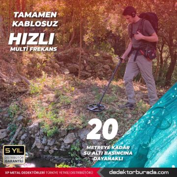 Deus 2 Dedektör - 22,5cm FMF Başlık, Ana Kontrol Ünitesi, FX03 Kulaklık