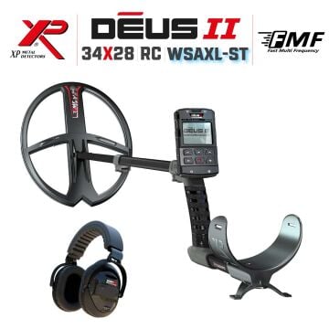 Deus 2 Dedektör - 34x28cm FMF Başlık, Ana Kontrol Ünitesi, WSAXL ST Kulaklık