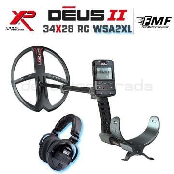 Deus 2 Dedektör - 34x28cm FMF Başlık, Ana Kontrol Ünitesi, WSA2XL Kulaklık