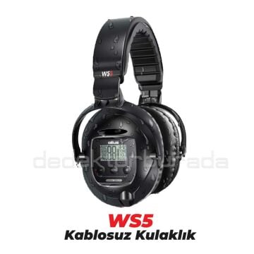 Deus Dedektör - 22,5cm HF Başlık, Ana Kontrol Ünitesi,Ws5 Kulaklık