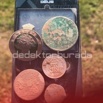 Deus Dedektör - 22,5cm HF Başlık, Ana Kontrol Ünitesi,Ws5 Kulaklık