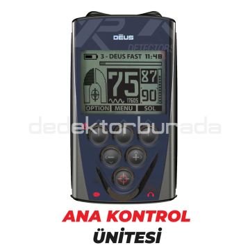 DEUS Dedektör - 22,5cm HF Başlık, Ana Kontrol Ünitesi (RC), WS4 Kulaklık - FULL PAKET