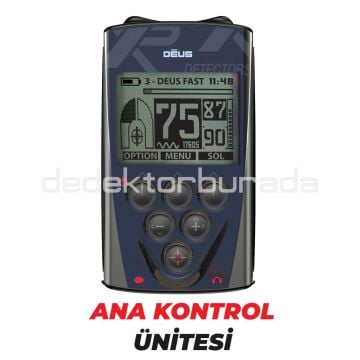 DEUS Dedektör - 22,5cm HF Başlık, Ana Kontrol Ünitesi (RC), WS4 Kulaklık - FULL PAKET