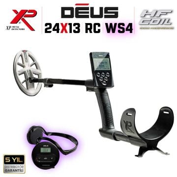 DEUS Dedektör - 24x13cm HF Başlık, Ana Kontrol Ünitesi (RC), WS4 Kulaklık - FULL PAKET
