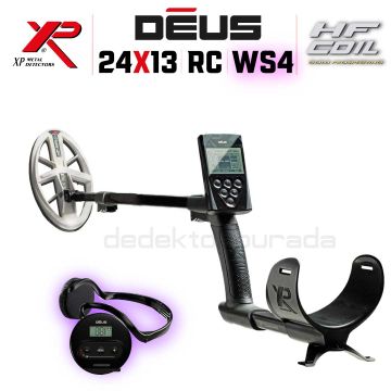 DEUS Dedektör - 24x13cm HF Başlık, Ana Kontrol Ünitesi (RC), WS4 Kulaklık - FULL PAKET