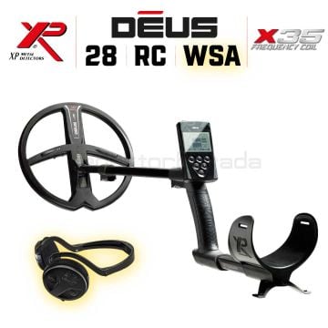 DEUS Dedektör - 28cm X35 Başlık, Ana Kontrol Ünitesi (RC), WSAUDIO Kulaklık - FULL PAKET
