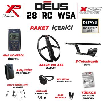 DEUS - 34x28cm X35 Başlık, Ana Kontrol Ünitesi (RC), WSAUDIO Kulaklık - FULL PAKET
