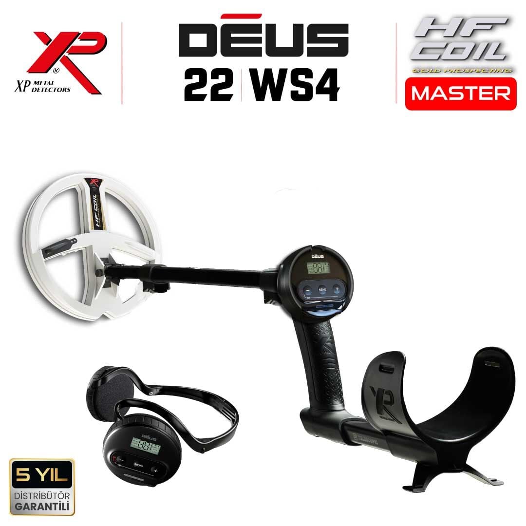 Deus Dedektör - 22,5cm HF Başlık,  WS4 Master