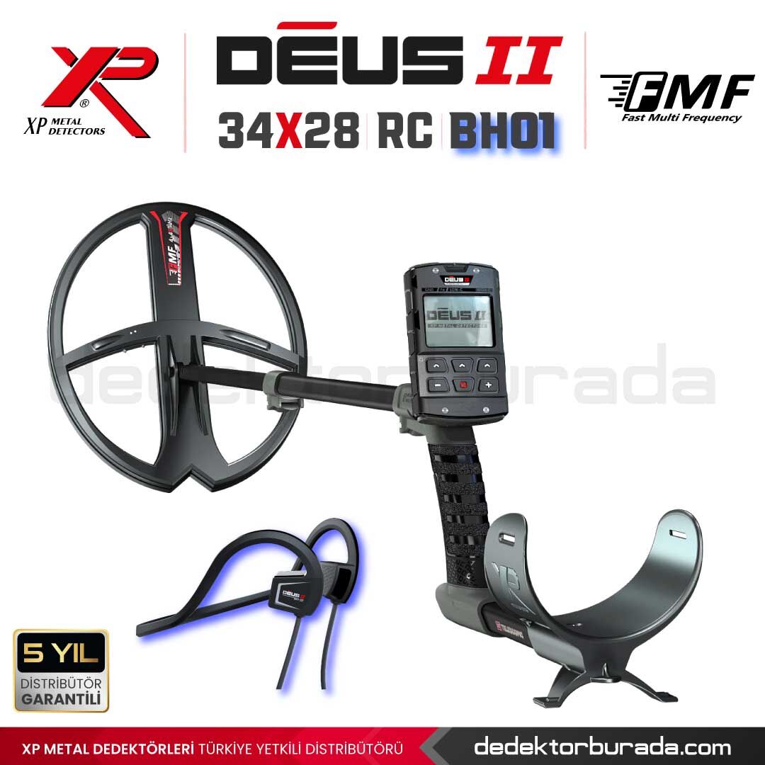 DEUS 2-34X28CM FMF BAŞLIK, ANA KONTROL ÜNİTESİ,BH-01 Kemik İletimli Kulaklık