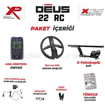 Deus Dedektör - 22,5cm X35 Başlık, Ana Kontrol Ünitesi