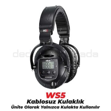 Deus Dedektör - 28cm X35 Başlık, WS5 Kulaklık