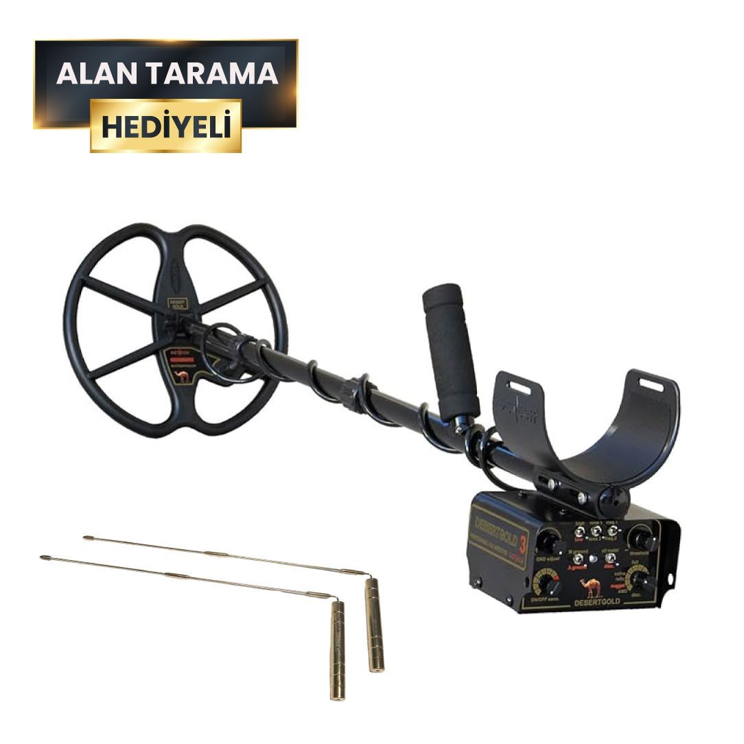 DESERT GOLD 3 Dedektör (11,5'' Ultimate Başlıklı)