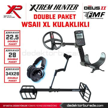 Xtrem Hunter Dedektör - DOUBLE PAKET WSAXL - ST Kulaklıklı