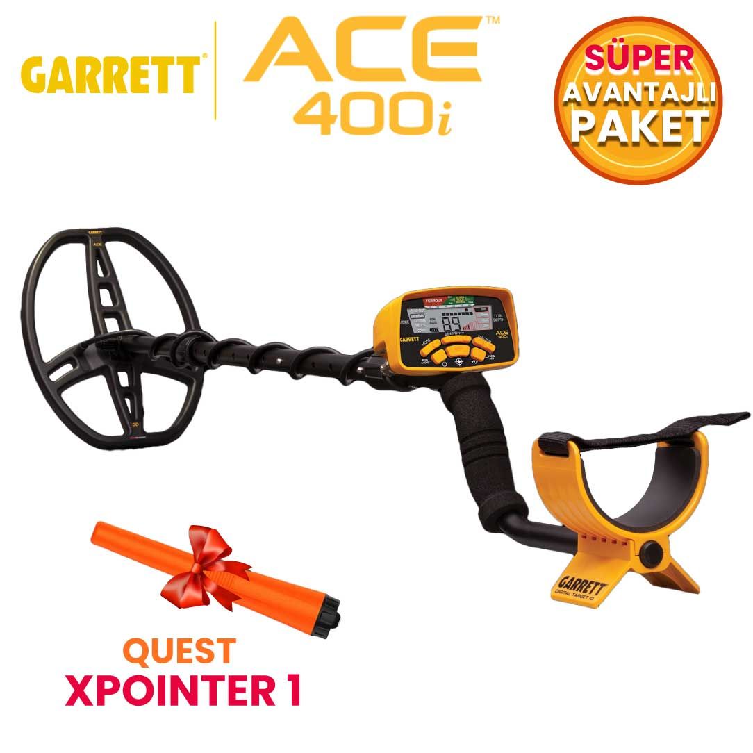 ACE 400i Dedektör  X Pointer 1 Avantajlı Paket