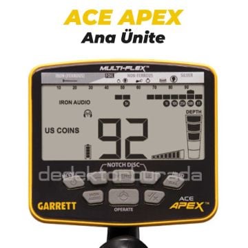 Ace Apex Basic Dedektör Raider Başlıklı (22x28cm) X Pointer 1 Avantajlı Paket