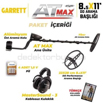 At Max International Dedektör (8,5x11'' DD Başlıkla) X Pointer 1 Avantajlı Paket
