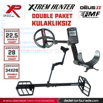 Xtrem Hunter Dedektör - DOUBLE PAKET ( KULAKLIKSIZ )
