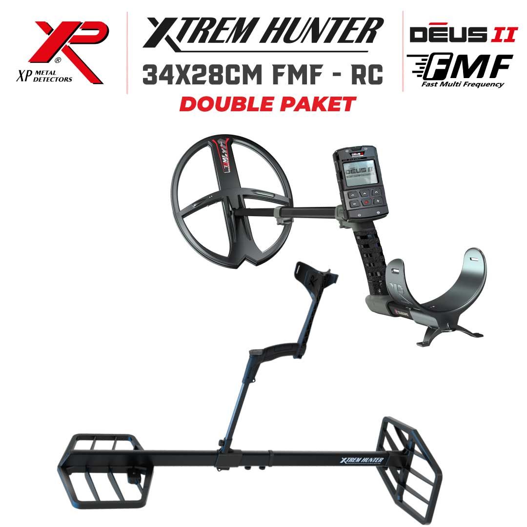 Xtrem Hunter Dedektör - DOUBLE PAKET ( KULAKLIKSIZ ) 34X28FMF-RC-DOUBLE