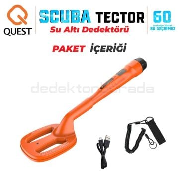 2.El Scuba Tector Su Altı Dedektörü  - Turuncu