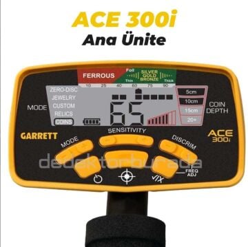 2.El Garrett - ACE 300i Dedektör  ( Sıfır Ayarında- GARANTİLİ)