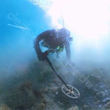 DEUS 2 - 24x13cm HF2 Başlıklı , Ana Kontrol Üniteli Dedektör BH-01  Su Altı Kemik İletim Kulaklıklı Paket