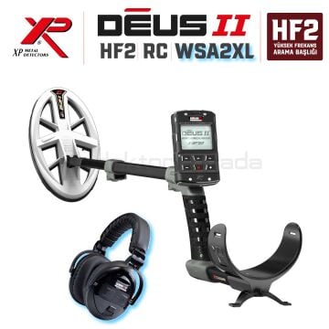 DEUS 2  GOLD Dedektör - 24x13cm HF2 Başlıklı WSAII-XL Kablosuz Kulaklıklı Paket