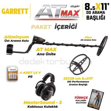 At Max International Dedektör (8,5x11'' DD Başlıkla)