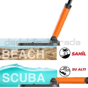 2.EL Scuba Tector PRO Su Altı Dedektörü&Sahil Arama Dedektörü - 20 cm Başlıklı